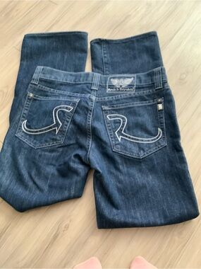 Rock & Republic Men’s Jeans 30 Inseam 29 Wide Leg Button Up.